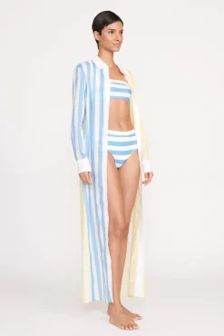 Cover-Ups<STAUD VITA DRESS  BUTTERCUP SEASHORE STRIPE BUTTERCUPSEASHORESTRIPE