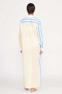 Cover-Ups<STAUD VITA DRESS  BUTTERCUP SEASHORE STRIPE BUTTERCUPSEASHORESTRIPE