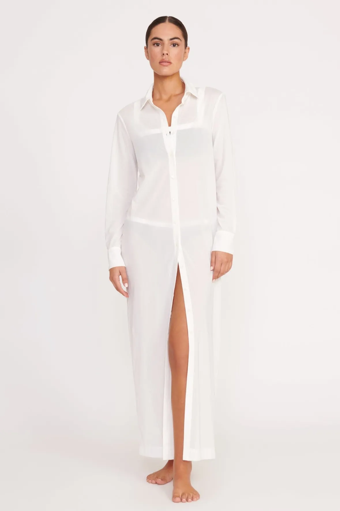 Cover-Ups<STAUD VITA DRESS WHITE