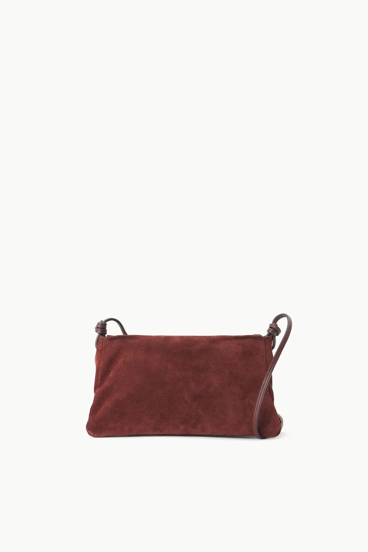 Crossbody<STAUD VIVI CROSSBODY BAG MAHOGANY SUEDE MAHOGANYSUEDE