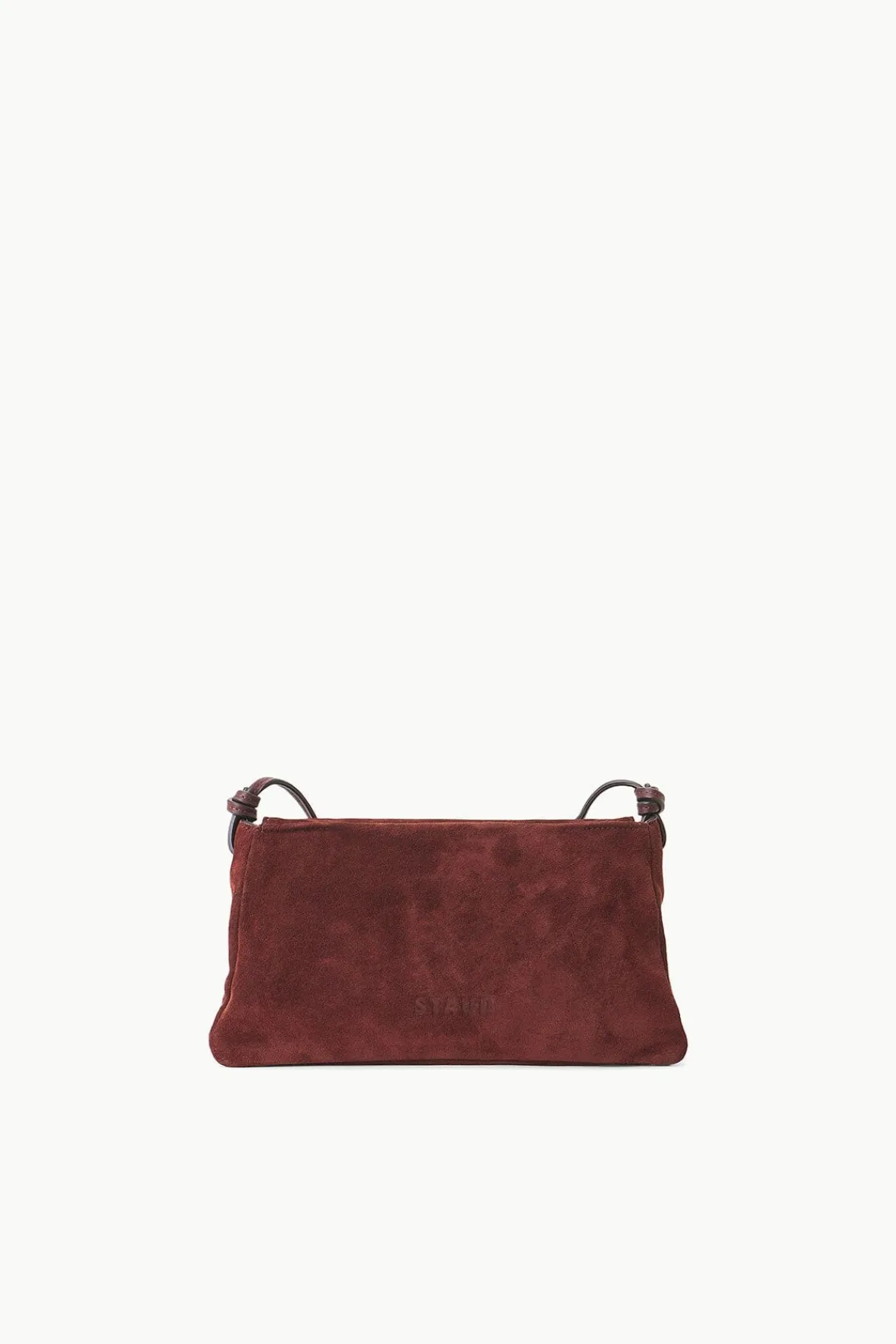 Crossbody<STAUD VIVI CROSSBODY BAG MAHOGANY SUEDE MAHOGANYSUEDE