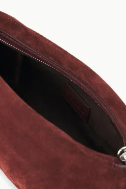Crossbody<STAUD VIVI CROSSBODY BAG MAHOGANY SUEDE MAHOGANYSUEDE