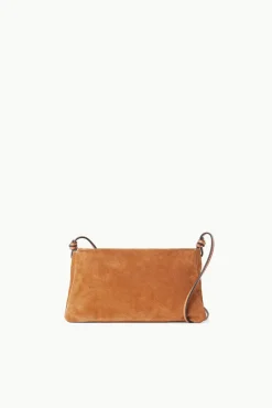 Crossbody<STAUD VIVI CROSSBODY BAG  TAN SUEDE TANSUEDE