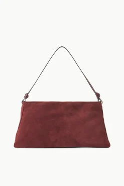 Shoulder<STAUD VIVI SHOULDER BAG MAHOGANY SUEDE MAHOGANYSUEDE