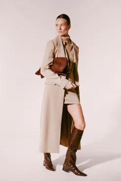 Shoulder<STAUD VIVI SHOULDER BAG  MAHOGANY SUEDE MAHOGANYSUEDE