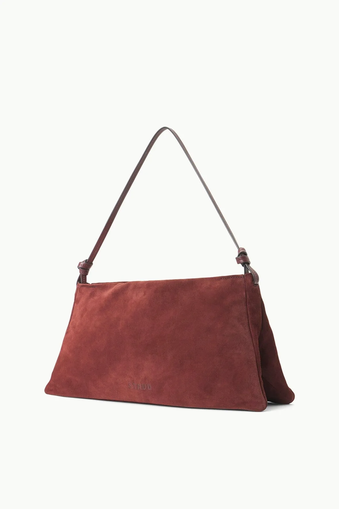 Shoulder<STAUD VIVI SHOULDER BAG MAHOGANY SUEDE MAHOGANYSUEDE