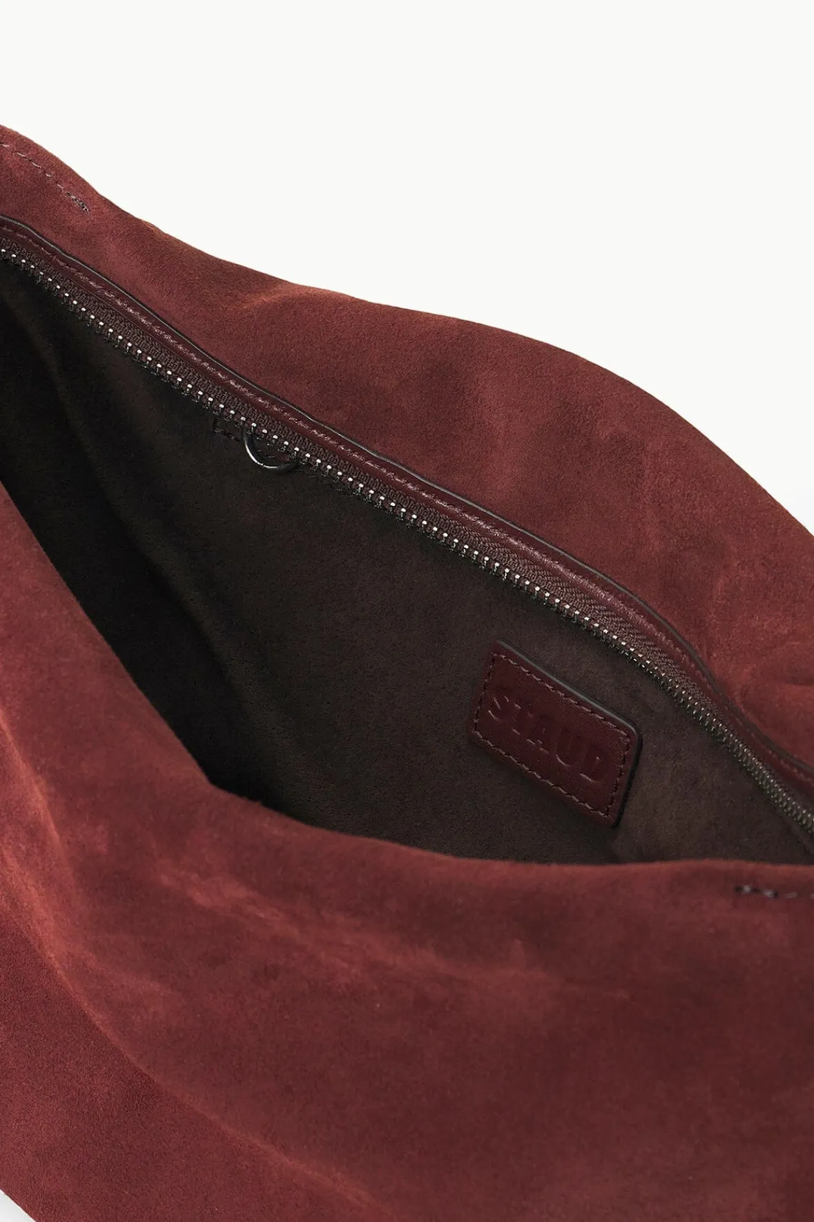 Shoulder<STAUD VIVI SHOULDER BAG MAHOGANY SUEDE MAHOGANYSUEDE