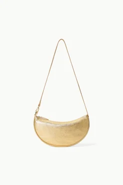 Crossbody<STAUD WALKER CROSSBODY BAG   GOLD