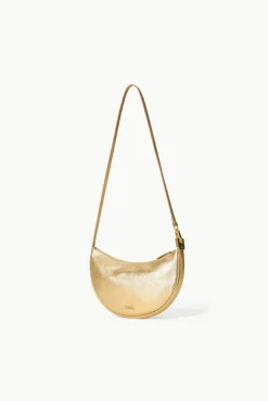 Crossbody<STAUD WALKER CROSSBODY BAG GOLD