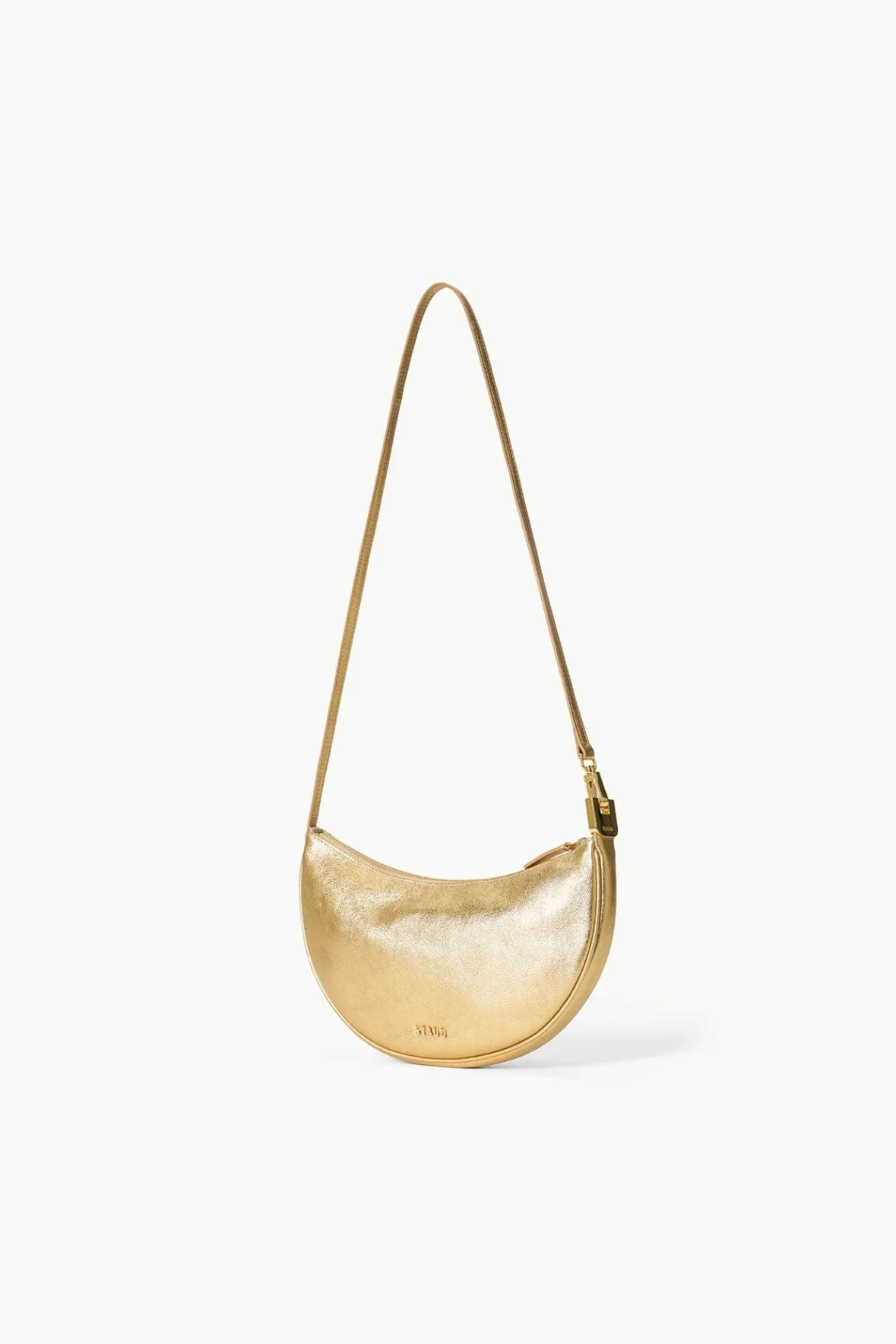 Crossbody<STAUD WALKER CROSSBODY BAG GOLD