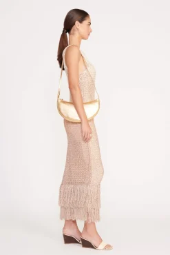 Crossbody<STAUD WALKER CROSSBODY BAG GOLD