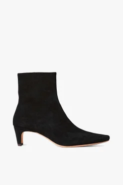 Boots|The Boot Shop<STAUD WALLY ANKLE BOOT BLACK SUEDE BLACKSUEDE