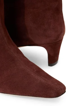 Boots|The Boot Shop<STAUD WALLY ANKLE BOOT MAHOGANY SUEDE MAHOGANYSUEDE