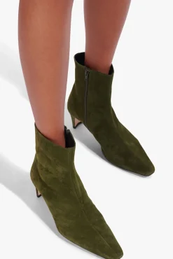 Boots|The Boot Shop<STAUD WALLY ANKLE BOOT   SUEDE OLIVE