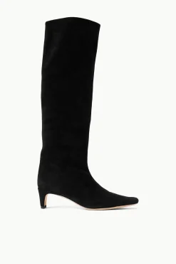 Boots|The Boot Shop<STAUD WALLY BOOT  BLACK SUEDE BLACKSUEDE