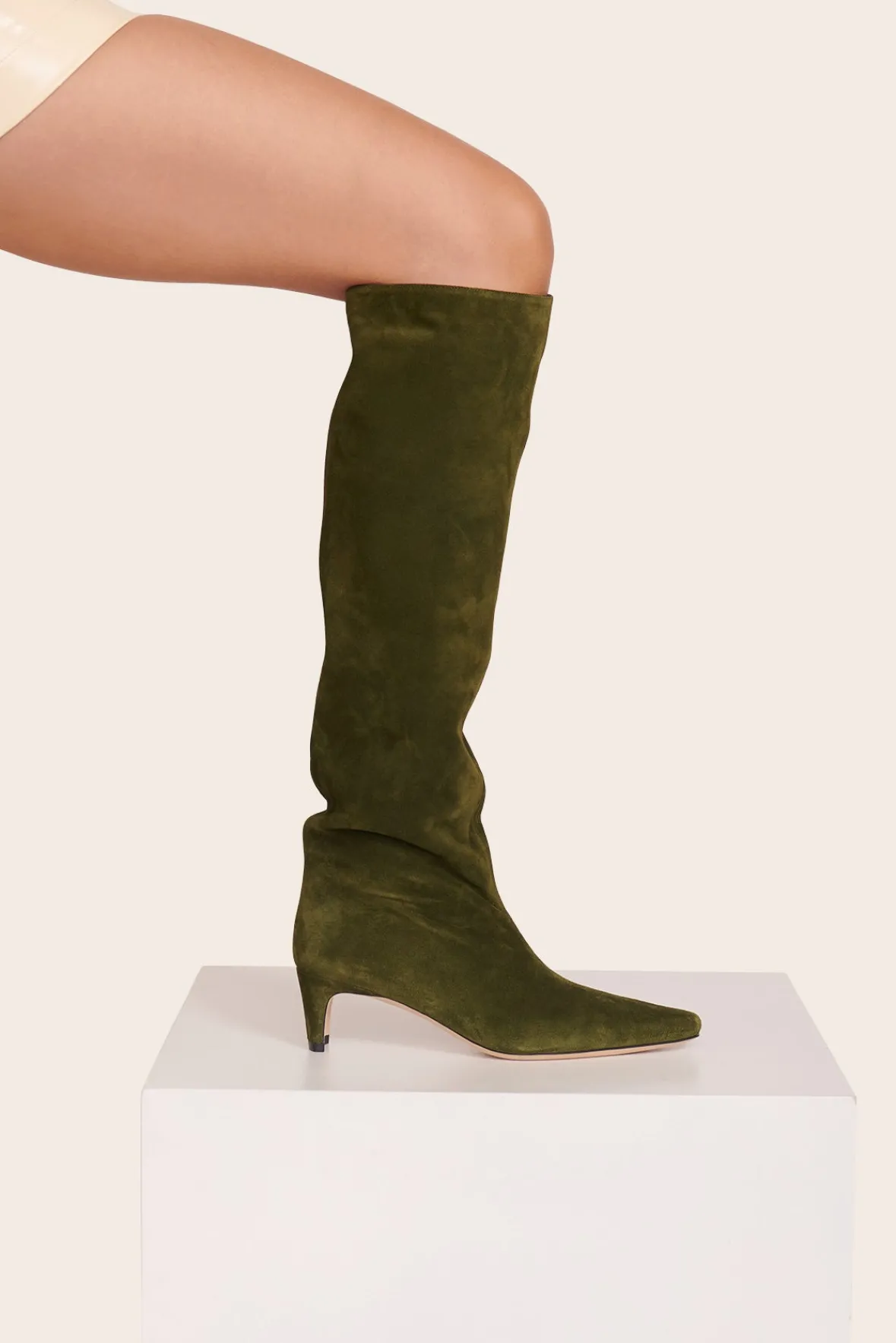 Boots|The Boot Shop<STAUD WALLY BOOT SUEDE OLIVE