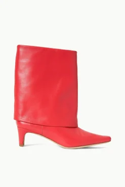 The Boot Shop<STAUD WALLY FOLDOVER BOOT RED ROSE REDROSE