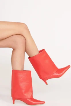 The Boot Shop<STAUD WALLY FOLDOVER BOOT  RED ROSE REDROSE