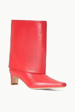 The Boot Shop<STAUD WALLY FOLDOVER BOOT  RED ROSE REDROSE