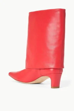 The Boot Shop<STAUD WALLY FOLDOVER BOOT  RED ROSE REDROSE