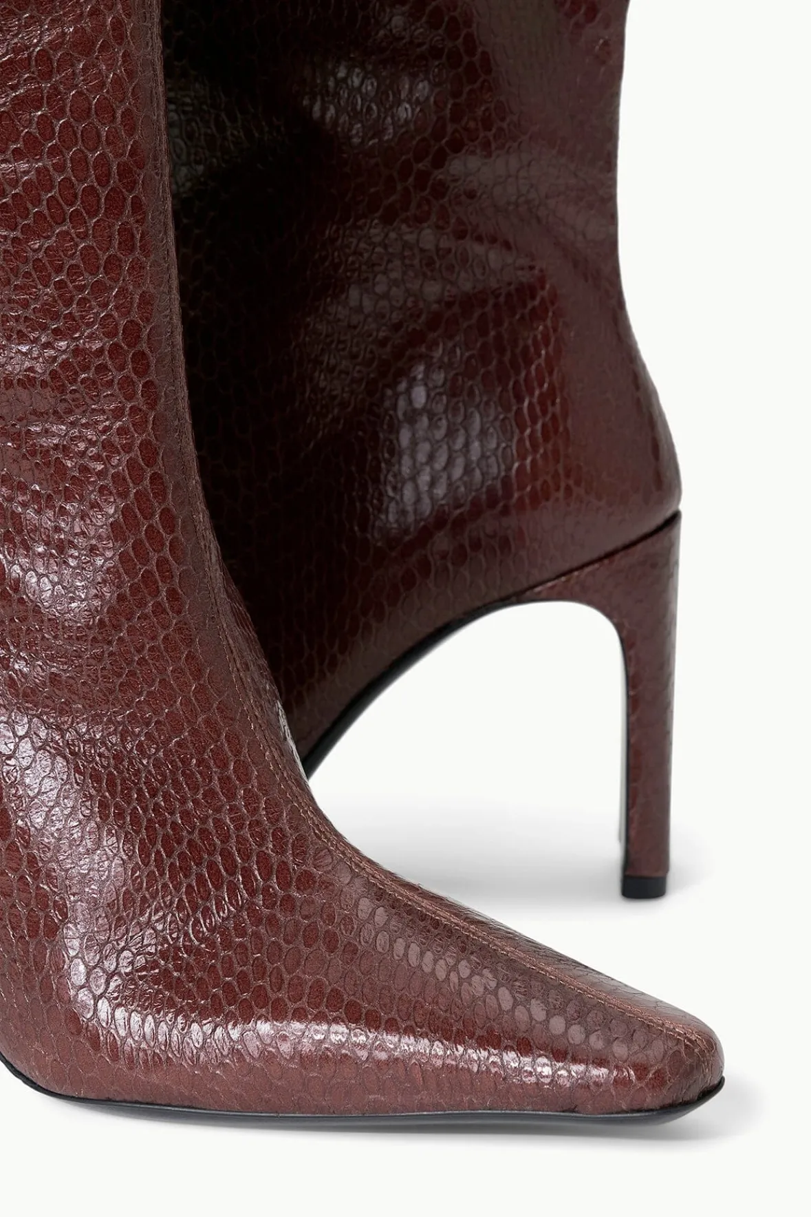 The Boot Shop|Boots<STAUD WALLY HIGH HEEL BOOT MAHOGANY