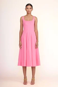 Poplin Shop<STAUD WELLS DRESS   PLUMERIA