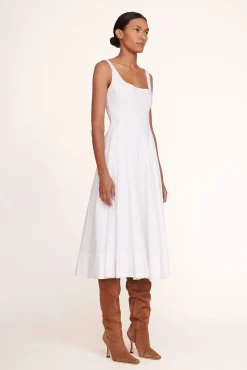 Best Sellers|Poplin Shop<STAUD WELLS DRESS   WHITE