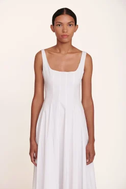 Best Sellers|Poplin Shop<STAUD WELLS DRESS WHITE