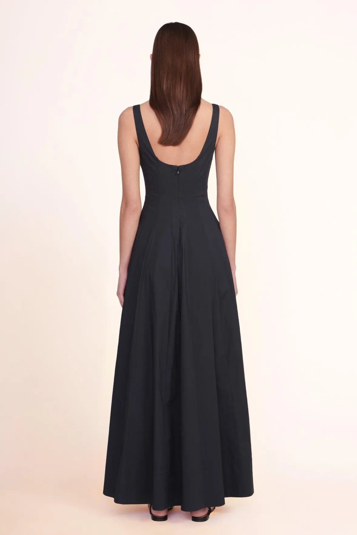 Poplin Shop|The Wells Dress<STAUD WELLS MAXI DRESS BLACK