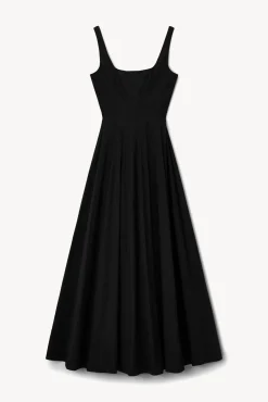 Poplin Shop|The Wells Dress<STAUD WELLS MAXI DRESS BLACK