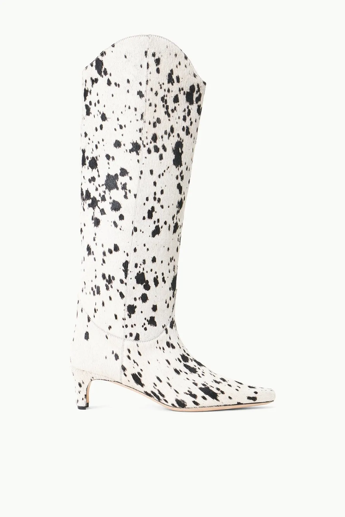 The Boot Shop|Boots<STAUD WESTERN WALLY BOOT BLACK & WHITE HAIRCALF BLACK&WHITEHAIRCALF