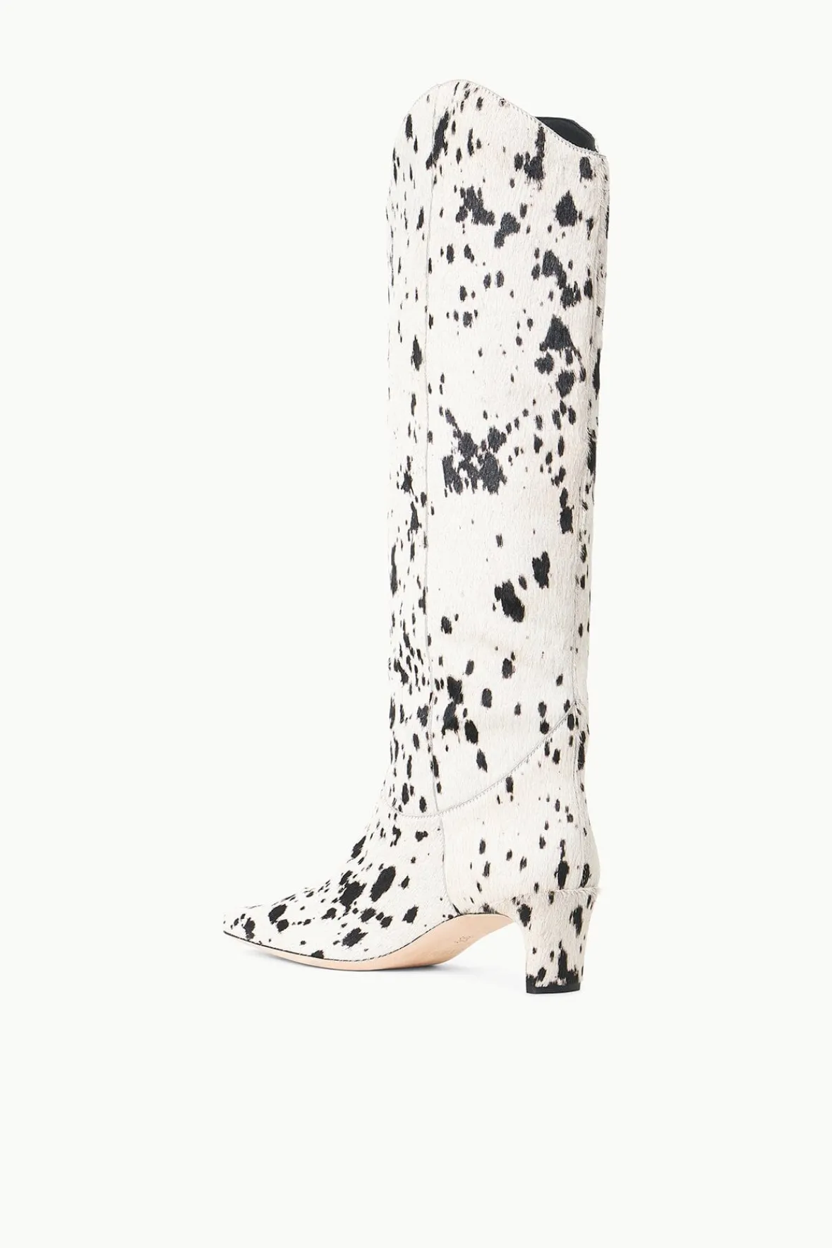 The Boot Shop|Boots<STAUD WESTERN WALLY BOOT BLACK & WHITE HAIRCALF BLACK&WHITEHAIRCALF