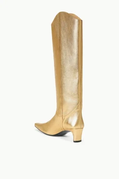 Boots<STAUD WESTERN WALLY BOOT   GOLD