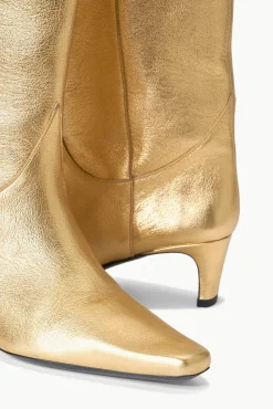 Boots<STAUD WESTERN WALLY BOOT   GOLD