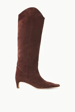 Boots|The Boot Shop<STAUD WESTERN WALLY BOOT  MAHOGANY SUEDE MAHOGANYSUEDE