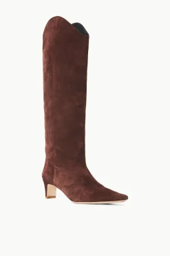 Boots|The Boot Shop<STAUD WESTERN WALLY BOOT MAHOGANY SUEDE MAHOGANYSUEDE