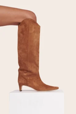 The Boot Shop|Boots<STAUD WESTERN WALLY BOOT  TAN SUEDE TANSUEDE