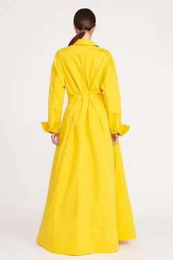 Dresses<STAUD WINONA DRESS   HONEY