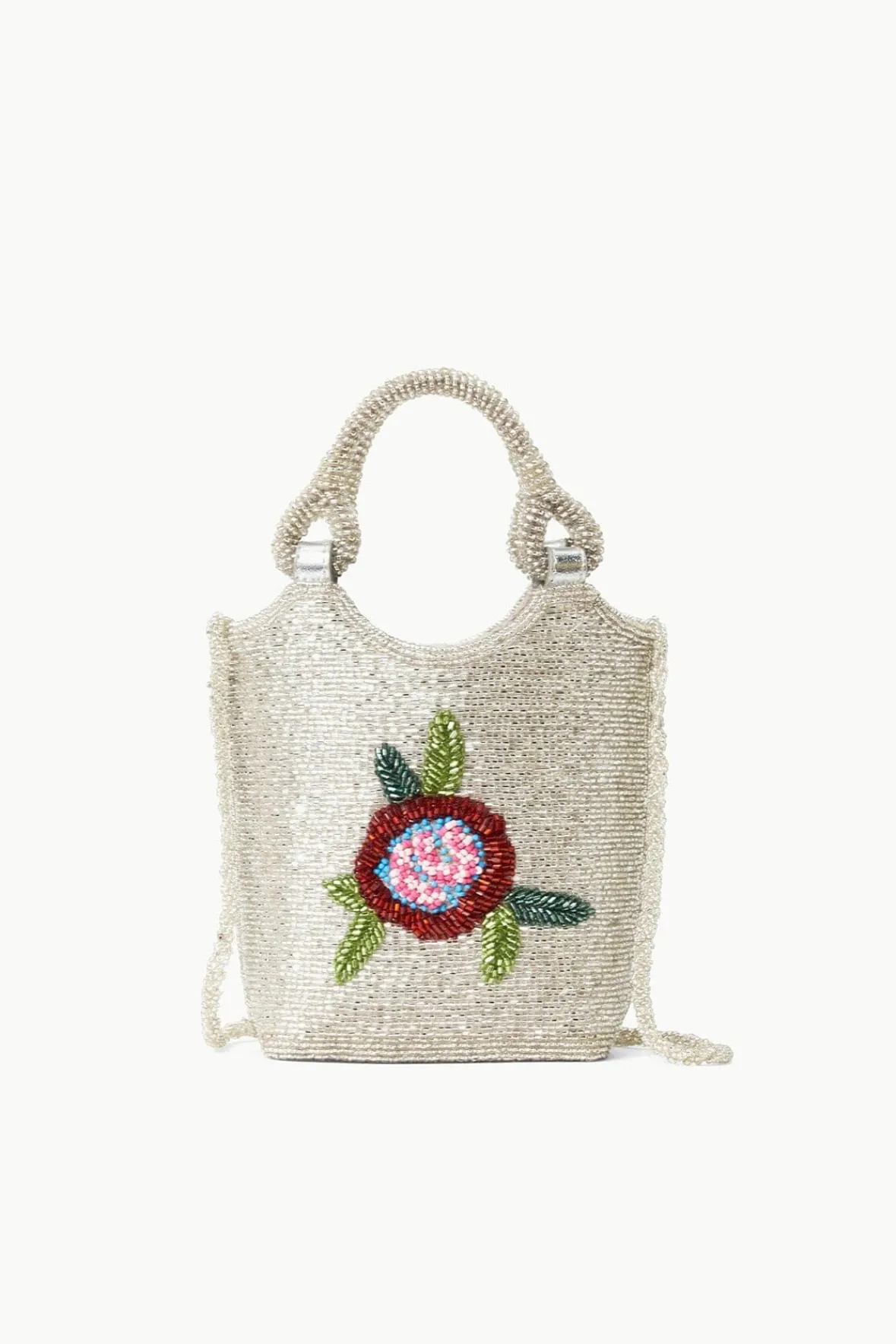 Crossbody|Beaded<STAUD ZOE BEADED BAG DIAMOND ROSE DIAMONDROSE