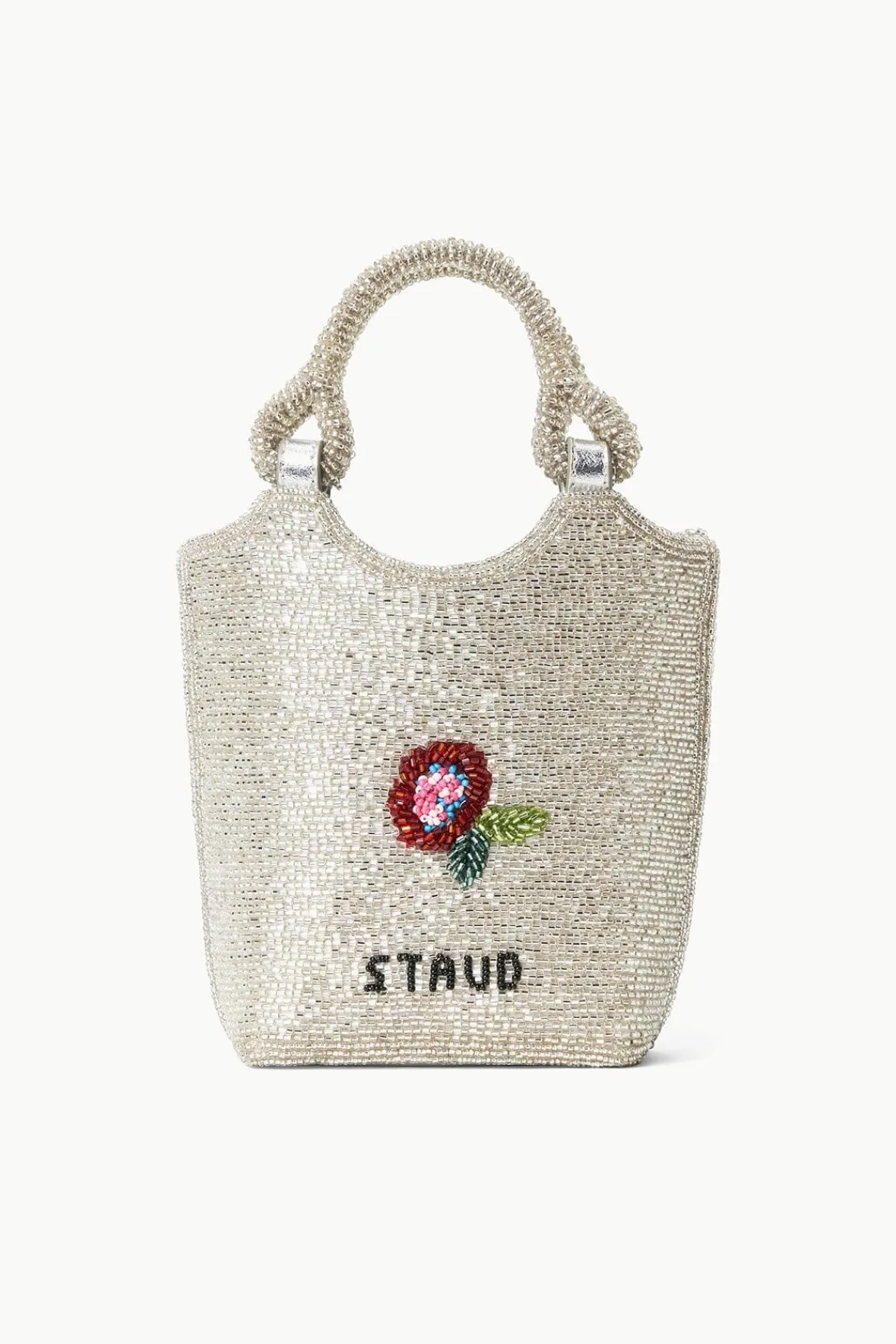 Crossbody|Beaded<STAUD ZOE BEADED BAG DIAMOND ROSE DIAMONDROSE