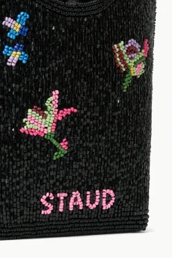 Crossbody|Beaded<STAUD ZOE BEADED BAG  FIRST BLOOM NIGHT FIRSTBLOOMNIGHT