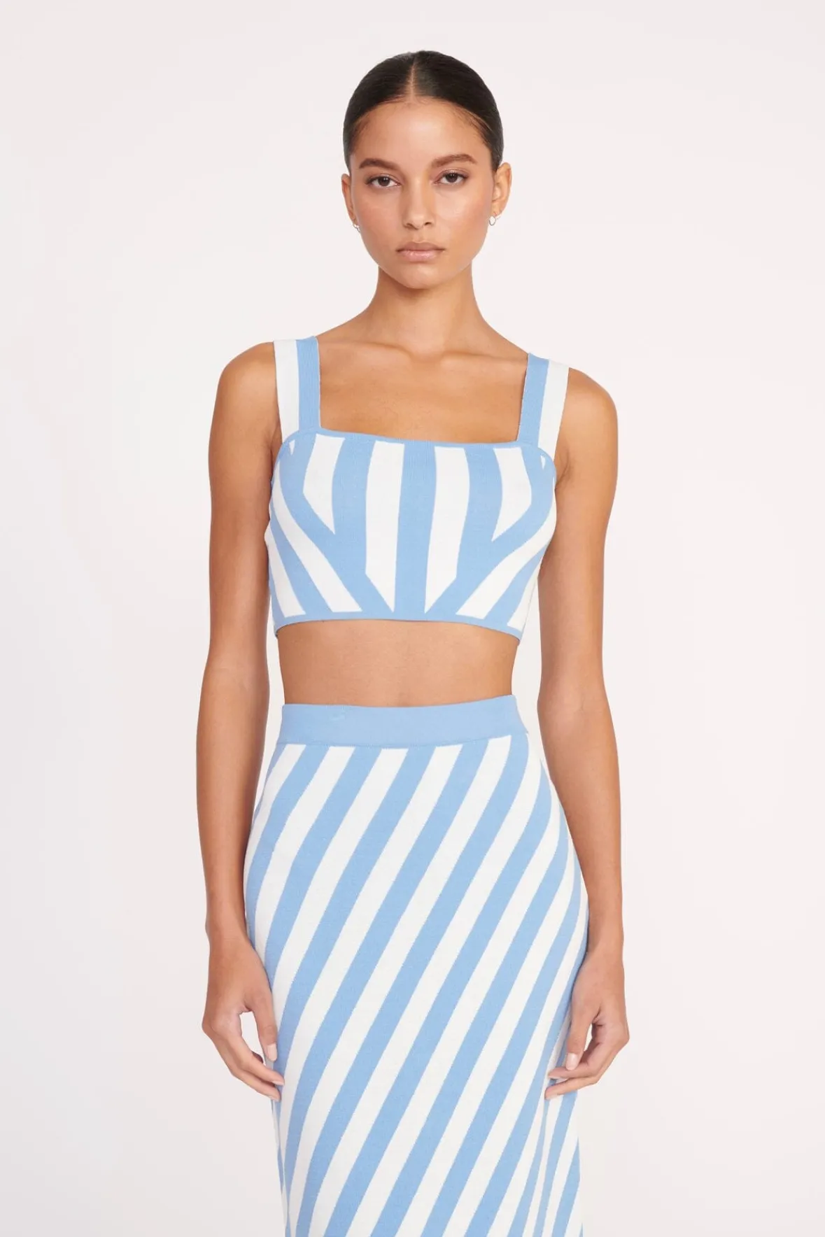 Tops<STAUD ZOLA TOP BLUE SEASHORE STRIPE BLUESEASHORESTRIPE