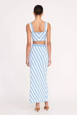 Tops<STAUD ZOLA TOP BLUE SEASHORE STRIPE BLUESEASHORESTRIPE